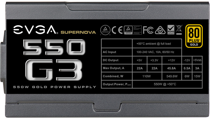 EVGA SuperNOVA 550 G3 - 550W_957042688