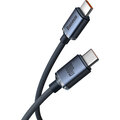 Baseus nabíjecí / datový kabel Crystal Shine Series USB-C - USB-C, 100W, 2m, černá_959862579