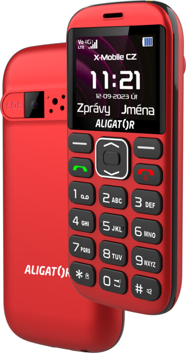 Aligator A720 4G Senior, Black/Red_1574326289