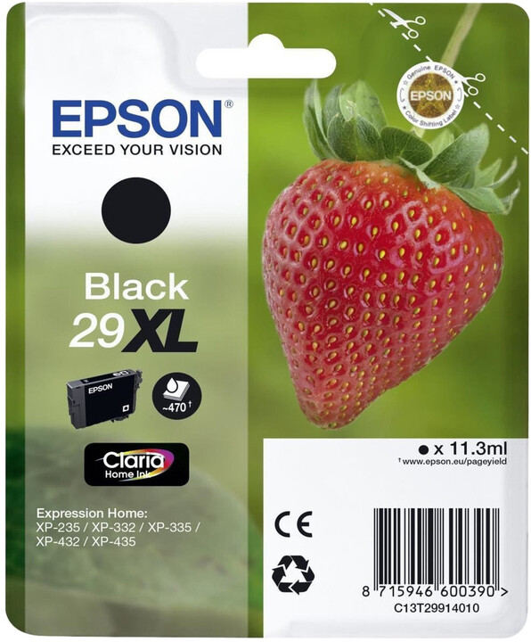 Epson C13T29914012, 29XL, černá_1946634905