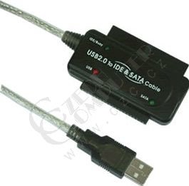 Wiretek konvertor USB2.0 - IDE+SATA s napájením_896061033