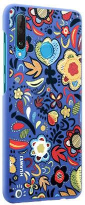Huawei Original Colorful TPU pouzdro Flower pro P30 Lite, modrá_1000445801