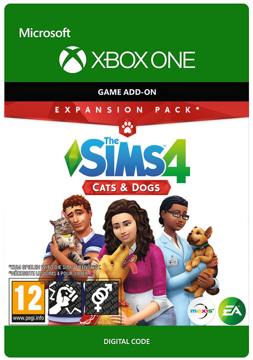 The Sims 4: Cats &amp; Dogs (Xbox ONE) - elektronicky_395338834