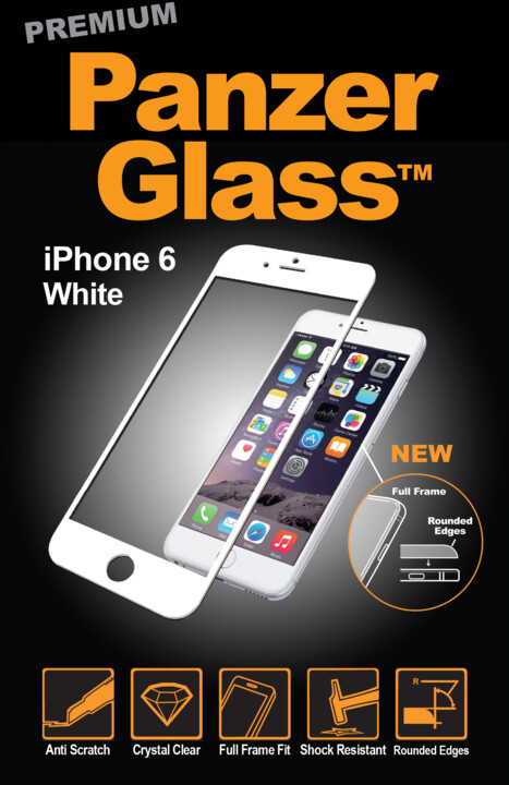 PanzerGlass Premium pro Apple iPhone 6/6s Plus, bílé_1049986462