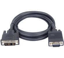 PremiumCord DVI-VGA kabel 2m kpdvi1a2