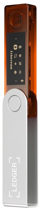 Ledger Nano X Blazing Orange, hardwarová peněženka na kryptoměny_1644444114