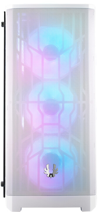 BITFENIX Nova Mesh TG A-RGB, Tempered Glass, bílá_2031797748