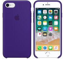 Apple silikonový kryt na iPhone 8/7, tmavě fialová_481639202