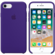 Apple silikonový kryt na iPhone 8/7, tmavě fialová