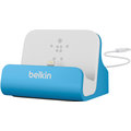 Belkin Mixit nabíjecí a sychronizační dok pro iPhone 5/6/7, vč. light. konektoru, modrá