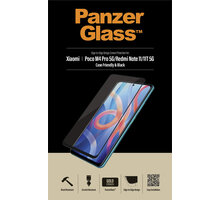 PanzerGlass ochranné sklo Edge-to-Edge pro Xiaomi Redmi Note 11/11T 5G / Poco M4 Pro 5G, černá_1693921186
