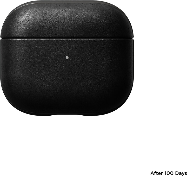 Nomad kožený ochranný kryt pro Apple AirPods 3, černá_45335722