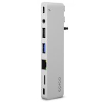 EPICO Hub Pro III s rozhraním USB-C pro notebooky, stříbrná 9915112100060