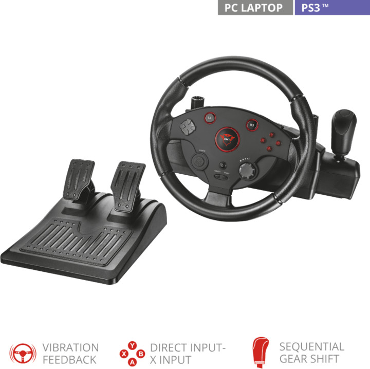 Trust GXT 288 Racing Wheel (PC, PS3)_446275344