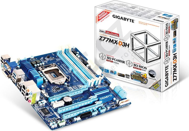 GIGABYTE GA-Z77MX-D3H - Intel Z77_717791707
