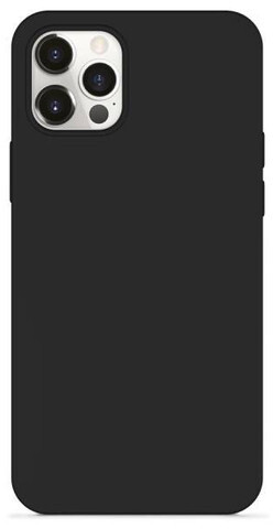 EPICO Silikonový kryt na iPhone 12 Pro Max s podporou uchycení MagSafe, černá_94724884