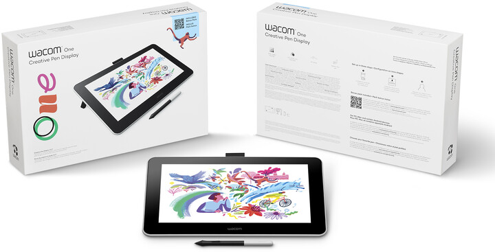 Wacom One Creative Pen Display, bílá_1802292344