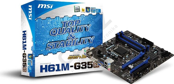 MSI H61M-G35 (G3) - Intel H61_396328270