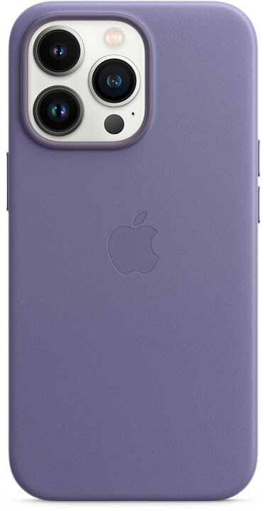 Apple kožený kryt s MagSafe pro iPhone 13 Pro, šeříkově nachová_1677891521