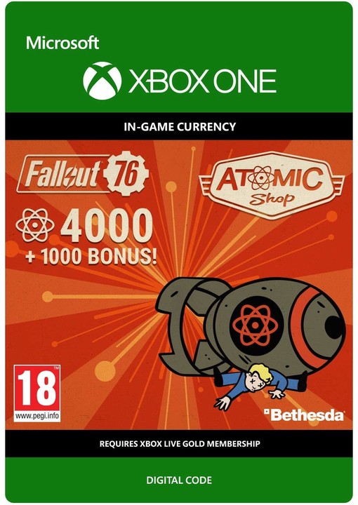 Fallout 76 - 5000 Atoms (Xbox ONE) - elektronicky_1747719010