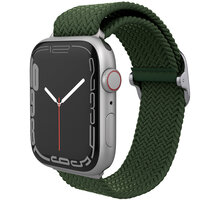 EPICO textilní pletený pásek pro Apple Watch 38/40/41 mm, olivově zelená Poukaz 200 Kč na nákup na Mall.cz