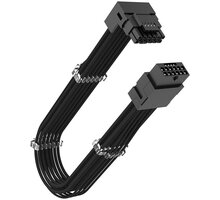 Akasa prodlužovací kabel G-Nexus PX16, 12+4-pin 12VHPWR Adaptér, 30cm, 90° AK-CBPW32-30BK