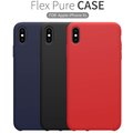 Nillkin Flex Pure Liquid silikonové pouzdro pro iPhone XS, modrá_635701506