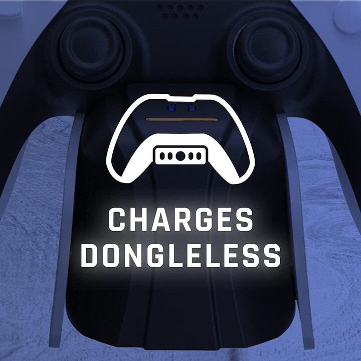 Snakebyte Dual Charge 5 &amp; Headset Stand, PS5, bílá_1281664900