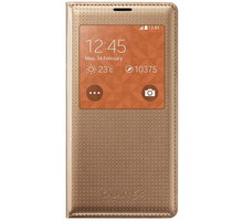 Samsung pouzdro S-view EF-CG900B pro Galaxy S5 (SM-G900), zlatá_1028627515