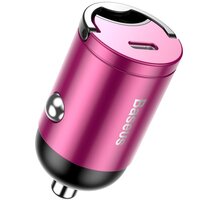 Baseus Tiny Star Mini nabíječka do automobilu USB-C (30W), růžová_112326304