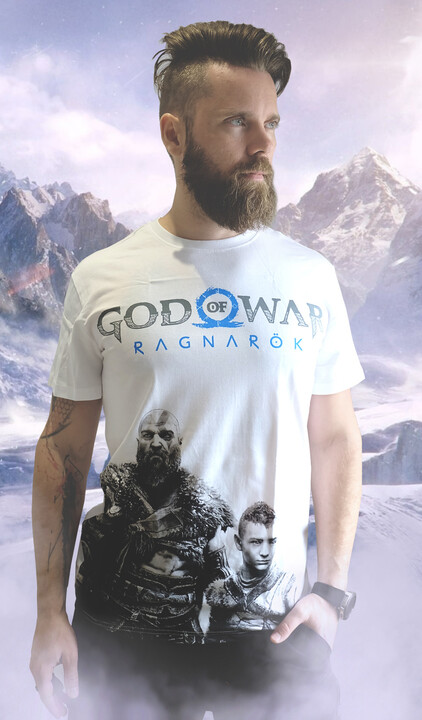 Tričko God Of War Ragnarok - Characters Logo (XL)_1861466967