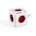 Cubenest PowerCube Original rozbočka-5ti zásuvka, červená_390073215