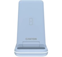 CANYON bezdrátová nabíječka 3v1, modrá CNS-WCS304BL