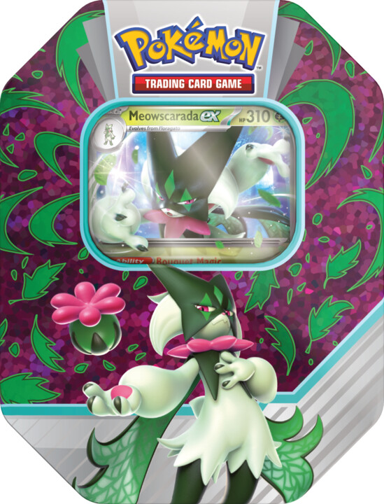 Karetní hra Pokémon TCG: Paldea Partner Tin - Meowscarada ex_1116509110