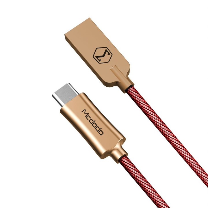 Mcdodo Knight datový kabel USB-C, 1m, červená_136628258