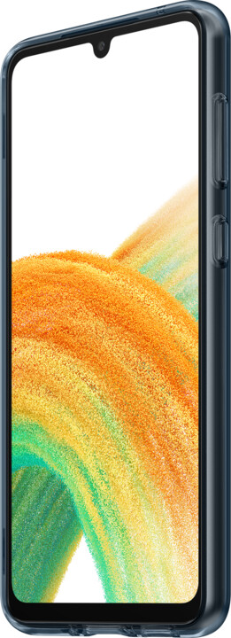 Samsung poloprůhledný zadní kryt s poutkem pro Galaxy A33 5G, černá_1122853801