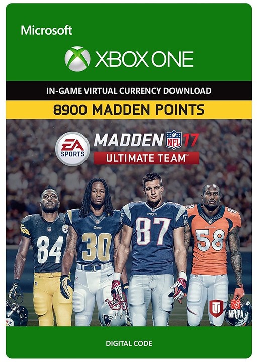 Madden NFL 17 - 8900 MUT Points (Xbox ONE) - elektronicky_1276228479