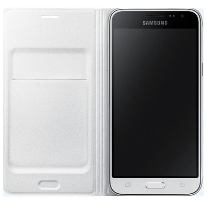 Samsung flip. pouzdro s kapsou pro Galaxy J7 2016, White_1664584113