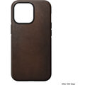 Nomad kožený zadní kryt MagSafe Rugged pro Apple iPhone 13 Pro, hnědá_1849432285
