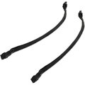 SilverStone SST-PP06BE-PC235 - 350mm 2x PCIE 8pin to PCIE 6+2pin sleeved PSU cable, černá_1328445052