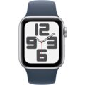 Apple Watch SE 2023, 40mm, Silver, Storm Blue Sport Band - S/M_856704617