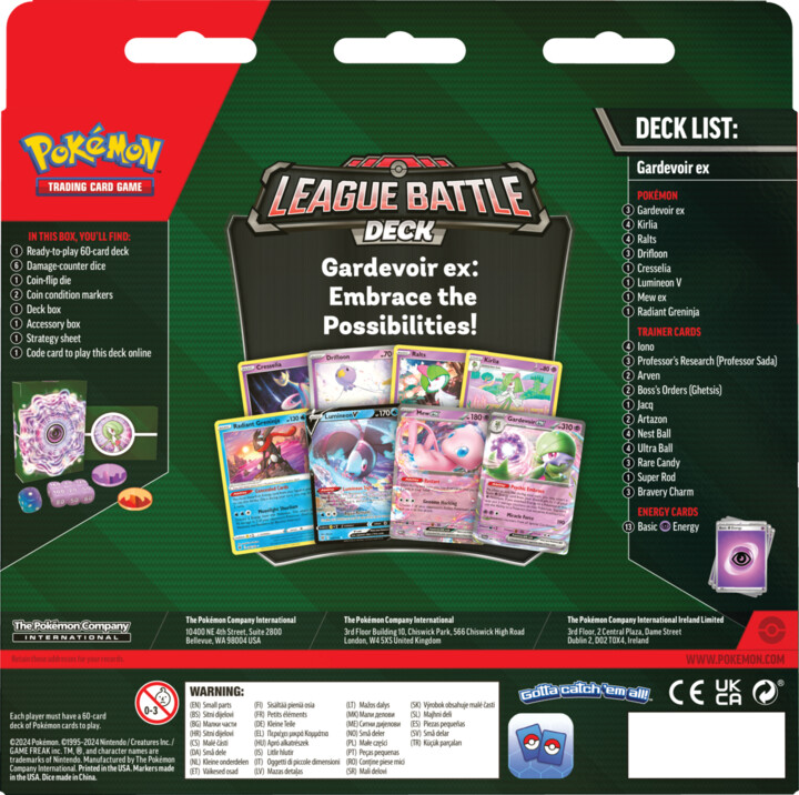 Karetní hra Pokémon TCG: Gardevoir ex League Battle Deck_211020141