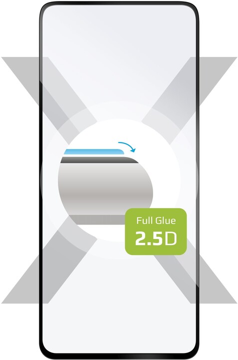 FIXED ochranné tvrzené sklo pro Xiaomi Mi 10T/Pro/Lite, Full-Cover, 2.5D, černá_779025251