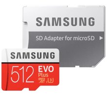 Samsung EVO Plus Micro SDXC 512GB UHS-I U3 + SD adaptér_203920151