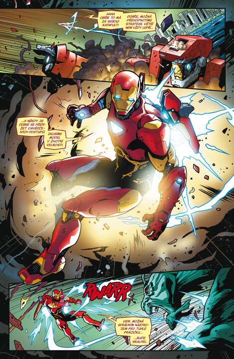 Komiks Tony Stark - Iron Man: Muž, který stvořil sám sebe, 1.díl, Marvel_2078607062