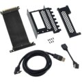 CableMod vertikální držák grafické karty s PCIe x16 Riser Cable, 1x DisplayPort, 1x HDMI - černá_1283772694