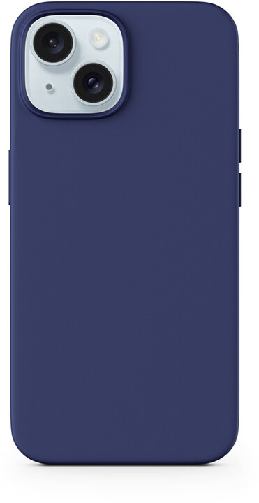 EPICO silikonový zadní kryt s podporou MagSafe pro iPhone 15 Plus, modrá_1632690442