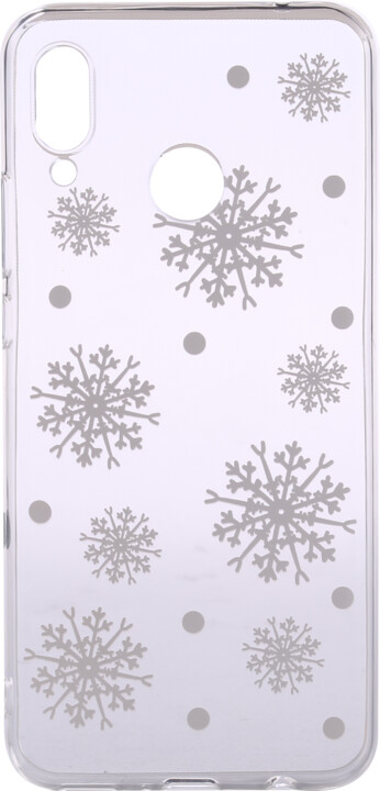 EPICO Pružný plastový kryt pro Huawei P20 Lite SNOWFLAKES, bílá_1134297300