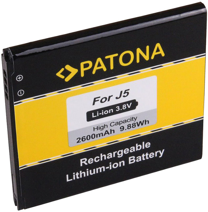 Patona baterie pro mobil Samsung Galaxy J5 2600mAh 3,8V Li-Pol_1873861970