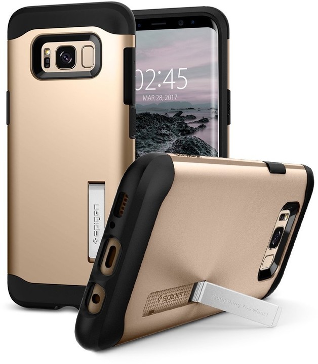 Spigen Slim Amor pro Samsung Galaxy S8+, gold maple_688507868